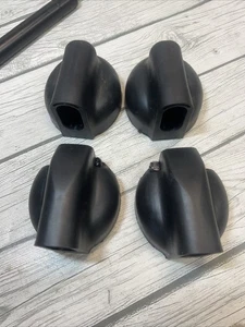 Set of 4 DB Method Squat Exercise Machine Front & Rear Wheeled Feet Replacement - Picture 1 of 6