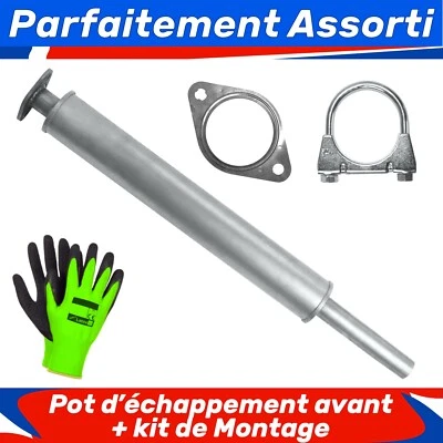 Silencieux avant pour Ford Focus C-Max 1 I MK1 Van 1.6 Ti 1.8 2.0 (2003-09/2010) - Photo 1/3