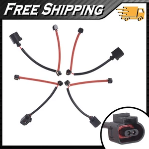 Fits Porsche Cayenne Audi Q7 VW Touareg 4Pcs Rear LH & RH Brake Pad Wear Sensor - Picture 1 of 8