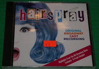 Hairspray CD From The Hit Broadway Show 3 Track Sampler Promo 2002 New Sealed - Image 1 of 2