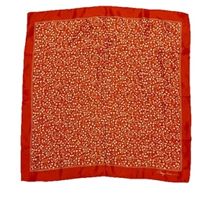 Vintage Hallmark Mary Ann Red Hearts Print Acetate Scarf Japan 1978 Valentine - Picture 1 of 6