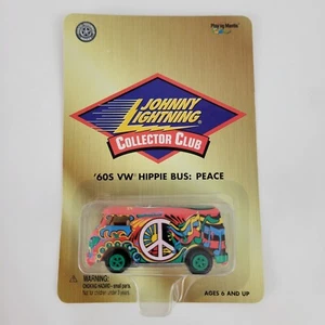 Johnny Lightning Collectors Club 60s VW Hippie Bus: Peace, Real Wheels Series - Picture 1 of 6
