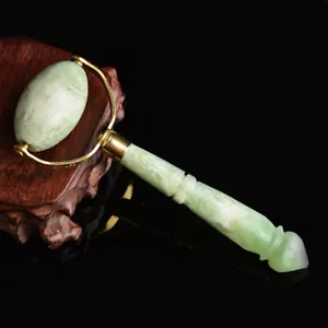 Herramienta natural de terapia de salud masaje Jade Gua Sha masajeador facial delgado masajeador - Imagen 1 de 5