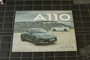 RARE! Customer brochure/brochure Alpine A110 Pure Legend 03/2019 MY2020 - Picture 1 of 6