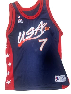 Vintage Champion Dream Team USA Basketball Jersey David Robinson Size 44 - Image 1 of 3