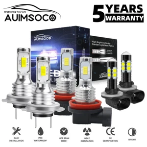 For Kia Sorento 2014-2015 Combo LED Headlight High/Low Beam Fog Light Bulb 6pcs - Picture 1 of 22