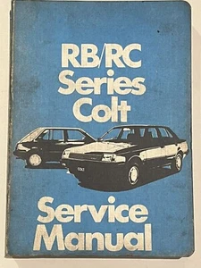 Factory Mitsubishi Motors RB/RC Series Colt Service Manual 1984 AW306229 - Bild 1 von 6