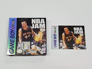 NBA JAM 99 Authentic Nintendo Game Boy Color Box & Manual * - Picture 1 of 18