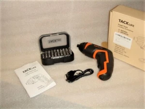 New TACKLIFE SDP50DC Cordless Screwdriver 30 Bits in Case 2000mAh - Picture 1 of 9