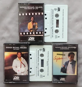 Narada Michael Walden: Victory + Dance Of Life + Confidence. Cassette Lot. - Picture 1 of 2