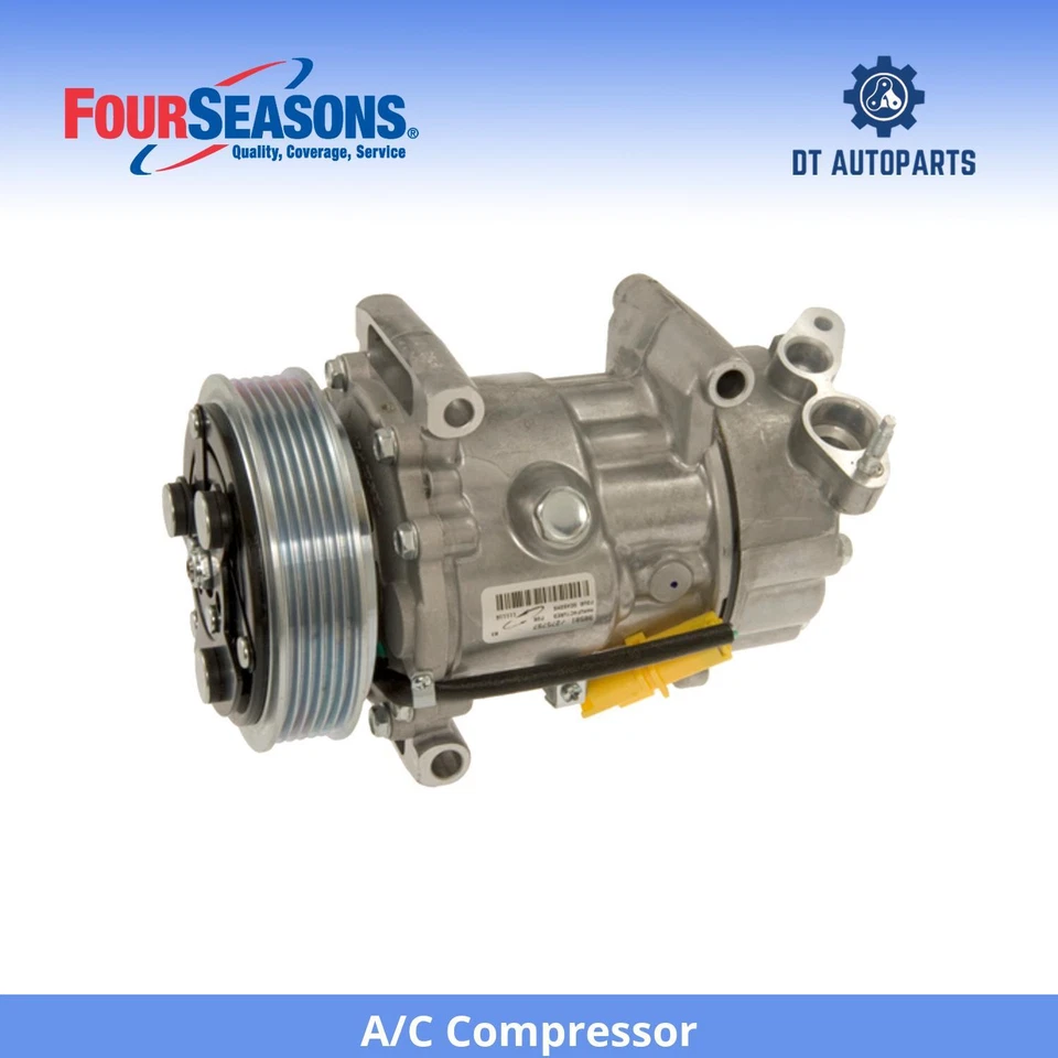 Compresor de aire acondicionado Mini Cooper 2007-2016 4 estaciones 2008 2009 2010 2011 2012 2013 Foto 1 de 4