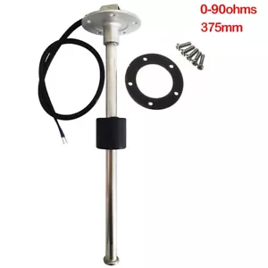 Fuel Level Sensor 0-90ohms 375mm For Gas/Water Tank SAE 5 Hole Pattern Stainless - Picture 1 of 6