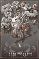 Time Bandits Variant  Mondo Poster By Rich Kelly NIT