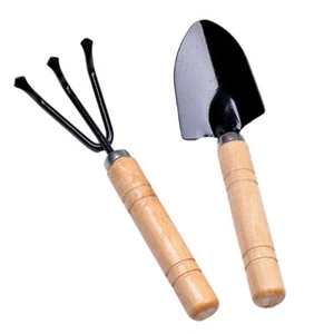 2 Pcs Garden Tool Set Trowel Hand Bonsai Tree Care Kit Digging Tools - Picture 1 of 12