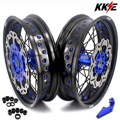 Ruedas KKE 3.5*17/4.25*17 Supermoto para Yamaha WR250F 2020-2024 WR450F 2019-2024 Foto 1 de 4