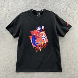 Adidas Men's Medium Black Graphic T-Shirt Brand In Japanese Unitefit Edition - Picture 1 of 14