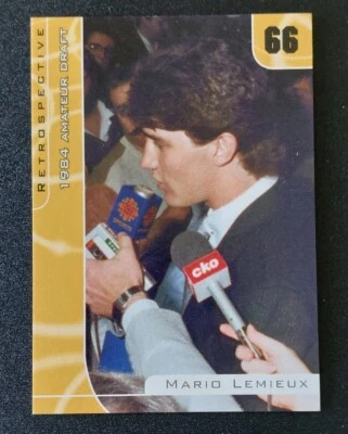 2000-01 BAP Signature Series Mario Lemieux Retrospective #R2. NHL Draft  - Image 1 of 2