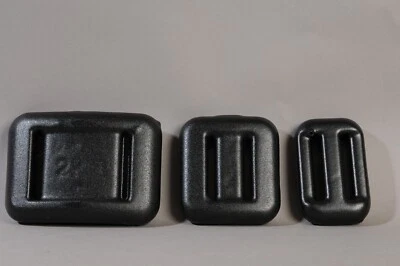 Oceama Taucherblei 3er Set 2 kg/1 kg/0,5Kg für Bleigurt beschichtet schwarz - Bild 1 von 4