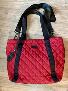 Borsone/borsa da viaggio Steve Madden rosso trapuntato Weekender - Foto 1 di 6