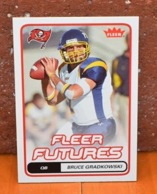 GREAT FOOTBALL CARD FLEER FUTURES BRUCE GRADKOWSKI BUCCANEERS / ROCKETS - Image 1 of 2