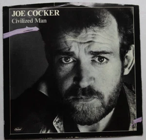 JOE COCKER CIVILIZED MAN / A GIRL LIKE YOU 45 7" VINYL & PICTURE SLEEVE VG++ - Picture 1 of 2