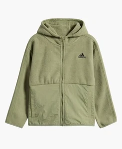 Adidas boys cozy green fleece style AP5577 - Picture 1 of 4