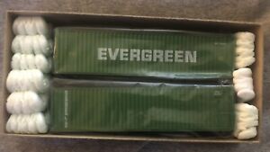 Athearn Ho Scale Evergreen 40' Container Two Pack.  New In box