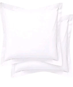 4 Stück Shams weiß 18x18 300 Fadenzahl weiß Euro (4insgesamt) - Bild 1 von 2