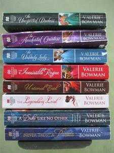 VALERIE BOWMAN 8 Books PLAYFUL BRIDES Series #s1-7 + 9 HistoricalRegency Romance - Picture 1 of 5