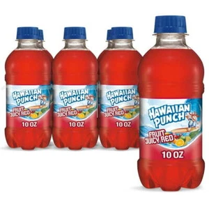 Hawaiian Punch Light Red Fruit Punch Juice, 10 fl oz, 6 Count, Shelf Stable... - Picture 1 of 5