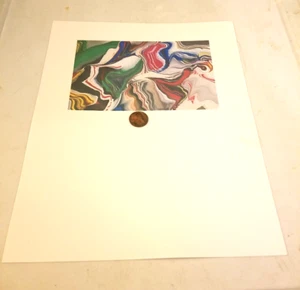 WM0 art print Palocsay Lester Leland-LLP 902 NEON FACE - Picture 1 of 2