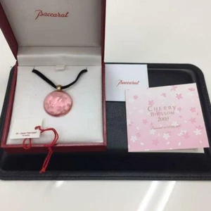 Baccarat x Guerlain Collaboration Necklace Cherry Blossom (SAKURA) Ver 2003 Rare - Picture 1 of 7