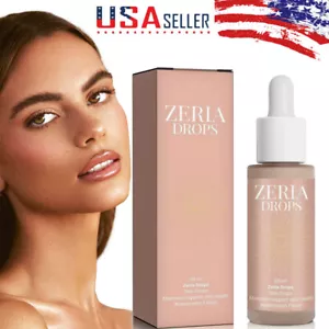 🔥Zeria Drops Sunless Tanning Drops Natural Self Tanning Drops Sun-Kissed Glow - Picture 1 of 19