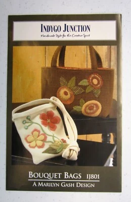 Bolsas de ramo patrón de costura IJ801 Indygo Junciton Marilyn diseño de gas 2 estilos Foto 1 de 4