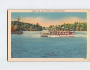 Postcard Scenic View Lost Channel Thousand Islands New York USA - Picture 1 of 2