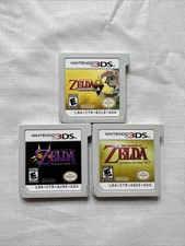 Legend of Zelda DS Lot Of 3: Majora's Mask & Ocarina of Time - Link B/W Worlds
