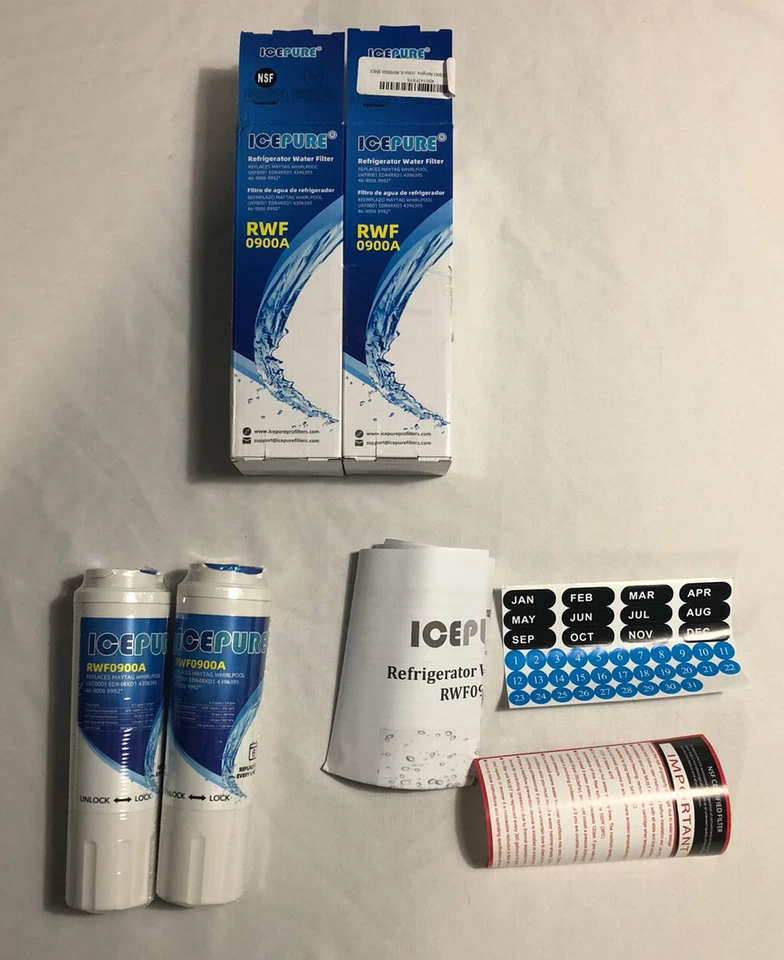 IcePure UKF8001 Water Filter Replacement for Refrigerators