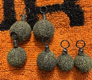 SWIVEL BULLET LEADS 1/2oz + 1oz, PIKE, PERCH, CHUB FISHING WEIGHTS FISHING - Picture 1 of 8