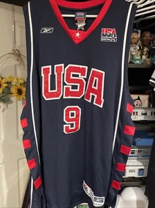 Reebok USA Lebron James 9 Authentic Trikot Dream Team Olympics Größe 52 - Bild 1 von 14