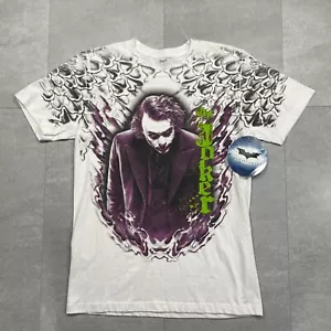 Heath Ledger Joker T-Shirt Vintage 2008 The Dark Knight Batman size S deadstock - Picture 1 of 10