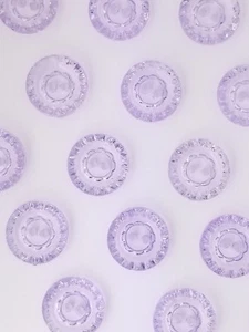 CRYSTAL BUTTON, SIZE 20L - 1/2", SHINY FINISH, 1 DOZEN, FREE SHIPPING USA - Picture 1 of 29