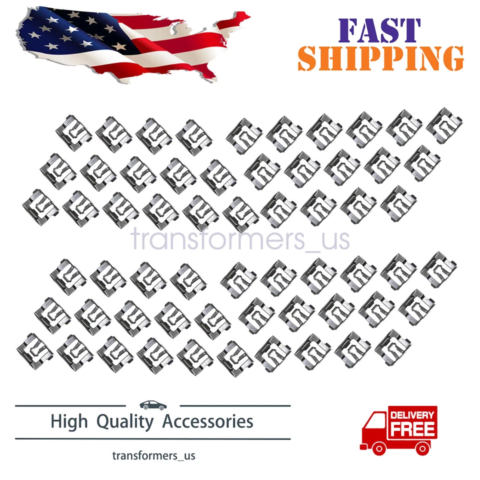 Clips de moldura para parabrisas delantero y trasero 60 piezas para Chrysler Dodge Foto 1 de 4