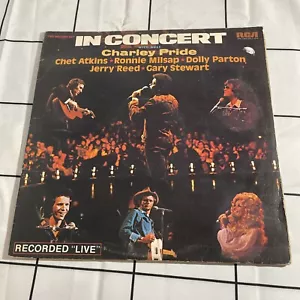 In Concert With Host Charley Pride Album Recorded Live Vinyl 12” LP Record Music - Picture 1 of 7