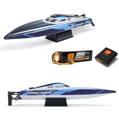 Pro Boat PRB-1992T2 Sonicwake 24" Self-Righting Brushless /Batt/Charger RTR Blue - Image 1 of 4