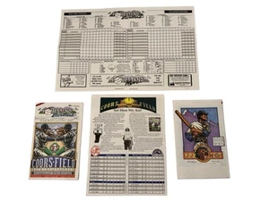 Vtg 1995 Homestand Scorecard Coors Field Rockies vs Yankees Collectors Special - Picture 1 of 2