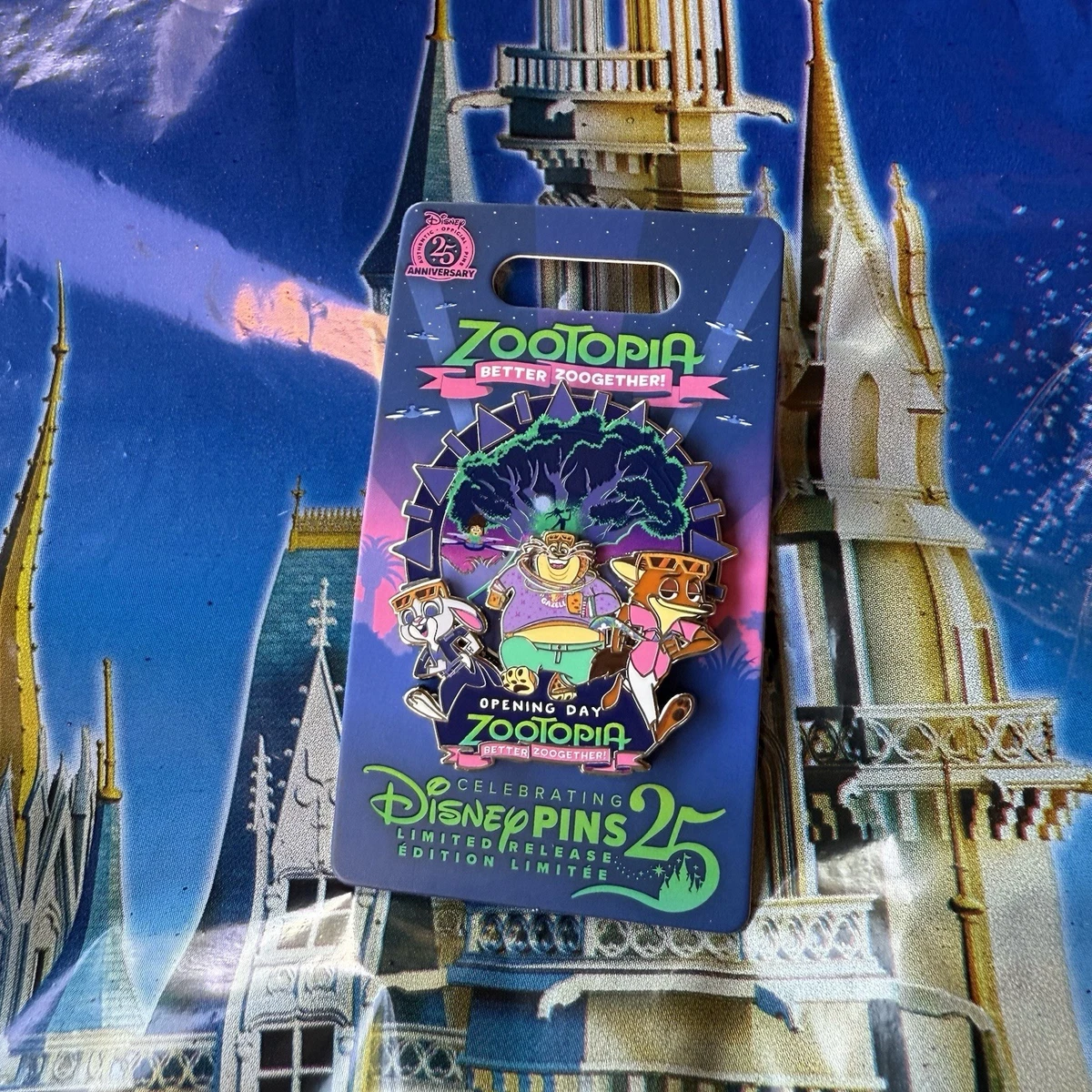 Zootopia Disney Theme Park Pins, Patches & Buttons (1968-Now) for