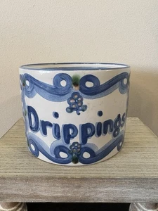 M.A. Hadley Keramik handbemalt DRIPPINGS Kanister Bitte füllen Sie mich nicht mehr produziert - Bild 1 von 11