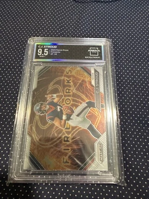 C.J. Stroud 2023 Prizm Fireworks Arena Club 9.5 - Image 1 of 4