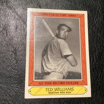 Ted Williams 1985 Topps Collectors' Series All-Time Record Holder Card #38 HOF - Image 1 of 4