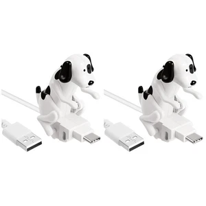2 PCS Creative Puppy Câble de Charge Chien Téléphone Chargeurs Téléphone. Drôle égaré - Photo 1 sur 12